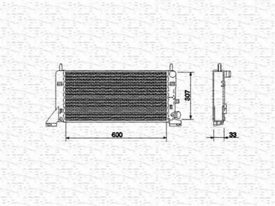 MAGNETI MARELLI 350213467000 -  Радиатор, охлаждение двигателя